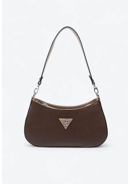 SP1251 Kadın Omuz Çantası Kahve-Vizon