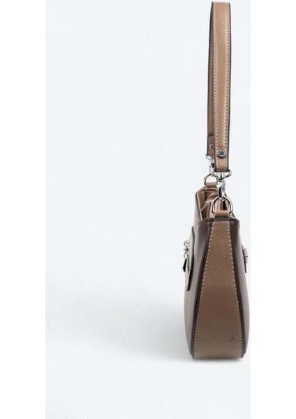 SP1251 Kadın Omuz Çantası Kahve-Vizon fırsatları