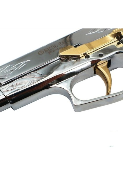 Ekol ES66 Parlak Beyaz Altın Işlemeli Airsoft fiyatları