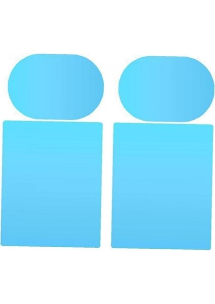 4 Parça Yan Aynalar ve Yan Camlar Için Araç Ayna Yağmur Kaydırıcı ve Cam Buğu Önleyici Film Seti fırsatları