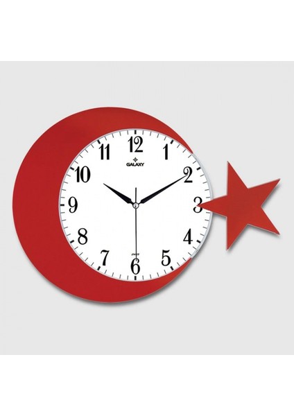 Ay Yildiz Duvar Saati 134-1