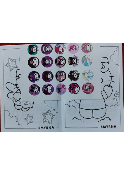 4 Adet Stickerli Boyama Kitabı (Unicorns/crybaby/hellokitty/tweety) AD30116 indirimleri