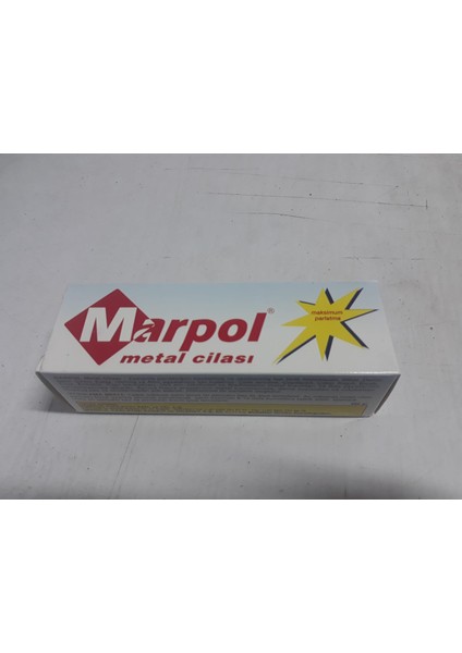 Metal Parlatma Tüp Polisaj Cilası