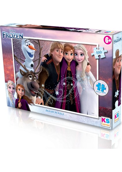 Frozen Karlar Ülkesi 100 Parça Çocuk Puzzle