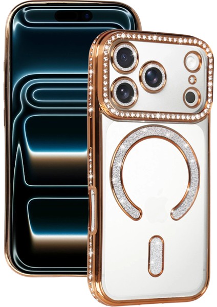 Yzlal Joko Apple Iphone 17 Pro Joke Simli Magneticsafe Kılıf - Turuncu