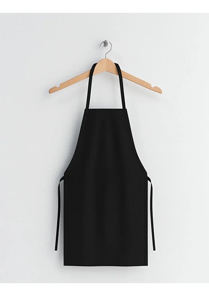 Siyah Gabardin Kumaş Mutfak Aşçı Önlüğü Master Chef modelleri