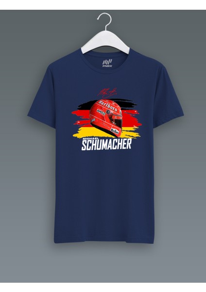 Michael Schumacher Vizör Baskılı T-Shirt