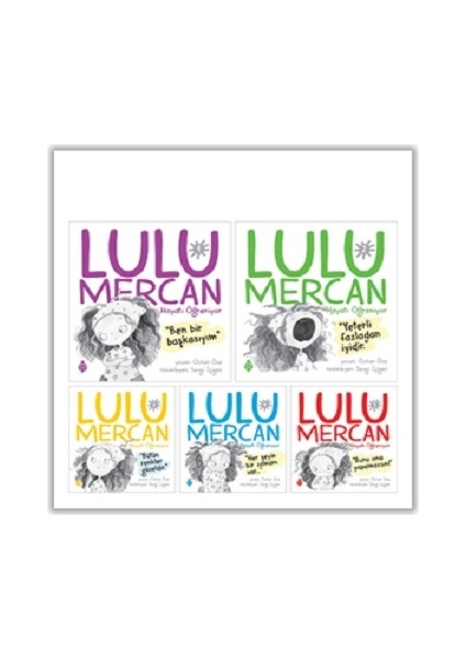 Lulu Mercan Hayatı Öğreniyor Seti (5 Kitap)