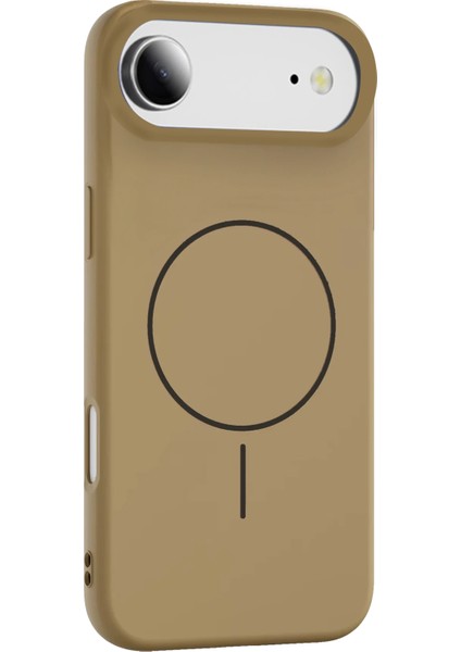 Apple iPhone 17 Air Jully Magsafe Kapak - Çöl Titanyum