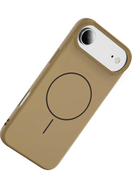 Apple iPhone 17 Air Jully Magsafe Kapak - Çöl Titanyum modelleri