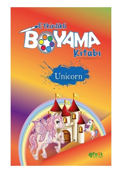 Etkinlikli Boyama Kitabı Unicorn