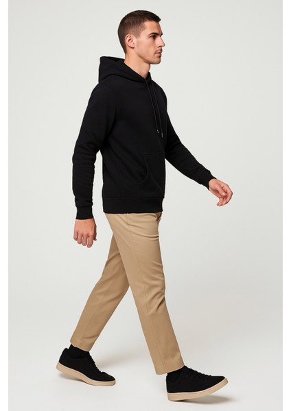 Üç Iplik Kapüşonlu Kanguru Cepli Sweatshirt Hoodie fiyatları