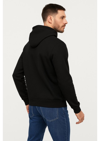 Üç Iplik Kapüşonlu Kanguru Cepli Sweatshirt Hoodie modelleri