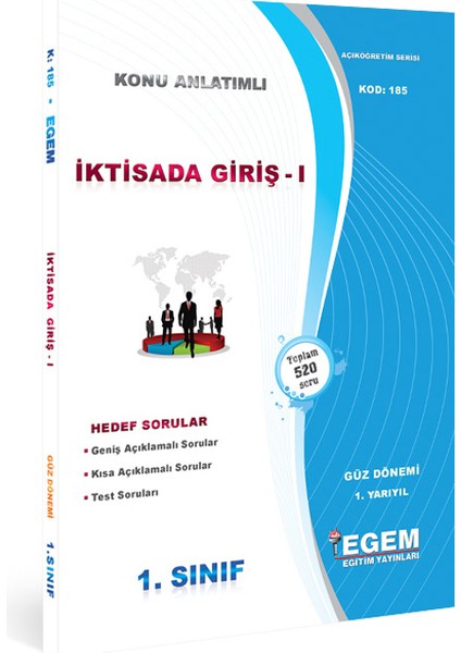 Aöf 1. Sınıf Iktisada Giriş I Güz Dönemi Konu Anlatımlı Soru Bankası