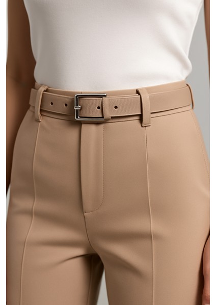 Kadın Klasik Suni Deri Kemer – Metal Tokalı Şık Model fiyatları