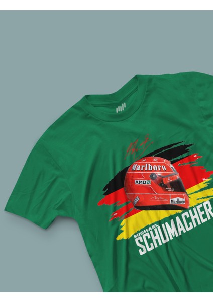 Michael Schumacher Vizör Baskılı T-Shirt fiyatları