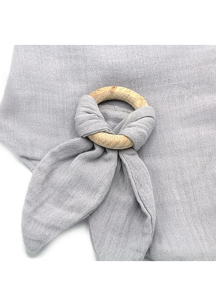 Bfs Ahşap Diş Kaşıyıcılı Bürümcük Müslin Önlük 736 Gri fiyatları