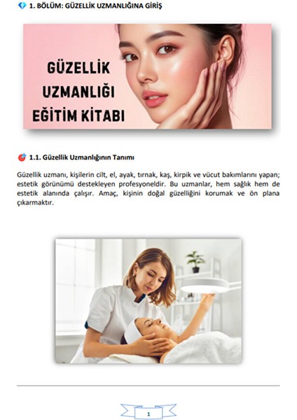 Güzellik Uzmanlığı Hazırlık Kitabı– Tüm Sınavlar Için Kapsamlı Kaynak! modelleri