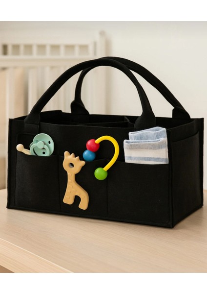Keçe Bebek Bakım Çantası Organizer Düzenleyici Çanta