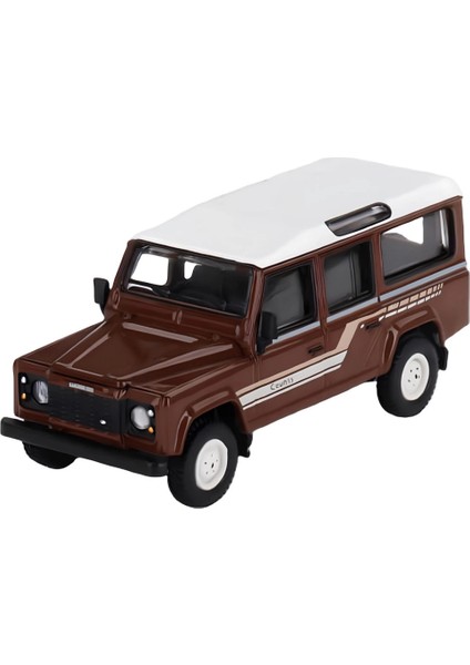 Bfs Mini Gt 1/64 Land Rover Defender 110 1985 County Station Wagon Russet Brown