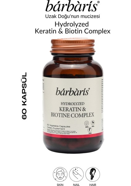 Keratin Biotin Complex 60 Capsules