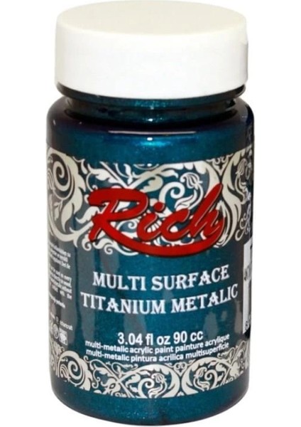 Rich Multi Surface Titanium 2570 Antik Turkuaz Metalik 90 cc