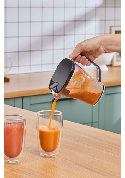 Taze Meyve Suyu ve Sebze Suyu Katı Meyve Sıkacağı -1500 W Motor Gücüyle Sert Meyve ve Sebzeleri Bile Kolayca Işler fırsatları