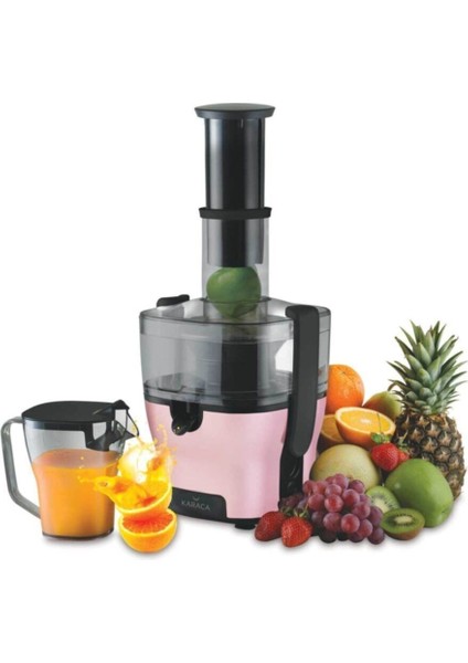 Taze Meyve Suyu ve Sebze Suyu Katı Meyve Sıkacağı -1500 W Motor Gücüyle Sert Meyve ve Sebzeleri Bile Kolayca Işler