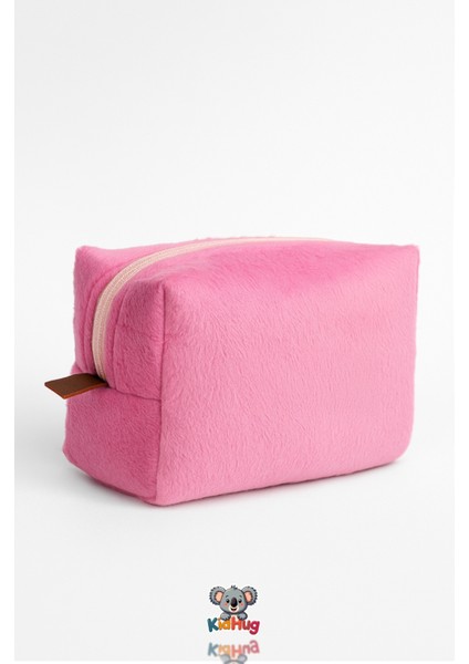 Peluş Yumuşacık Makyaj Çantası 25 cm Kadın Organizer Premuim Kumaş [ 5 Farklı Renk Seçeneği ] fiyatları