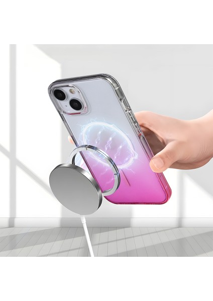 Iphone 15 Uyumlu Kılıf Renk Geçişli Magsafe Hızlı Şarj Destekli Ince Sert Pc Kapak fırsatları
