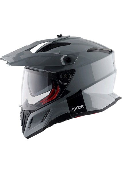 X-Cross Dual Vizör Kask Nardo Gri