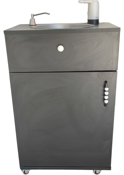 Seyyar Lavabo Siyah L20