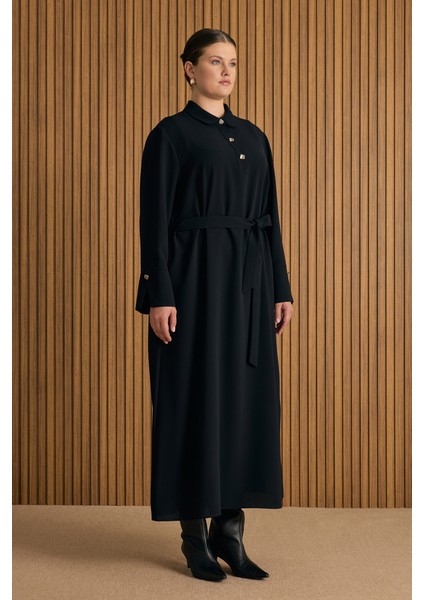 Yakası Düğmeli Elbise fırsatları