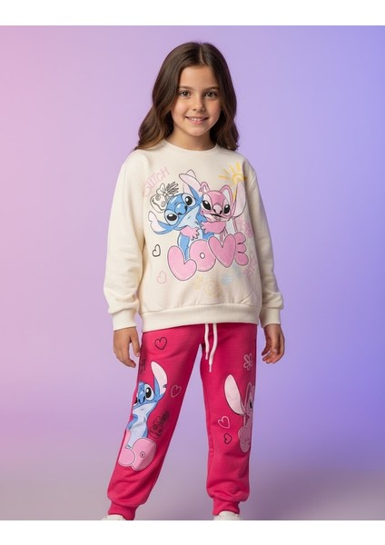Karakter Baskılı Alt Üst Takım Kız Çocuk