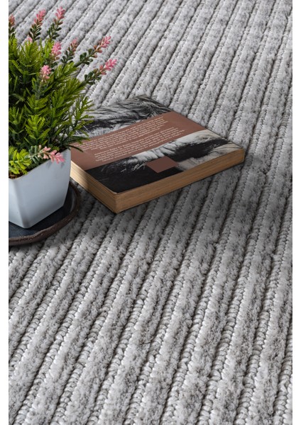 Yalın Microfiber Bukle Dokuma Halı Antre Hol Kesme Halı Yolluk 5771 Gri fiyatları