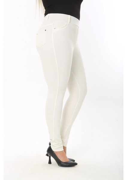 Kadın Cep Detaylı Büyük Beden Tayt Pantolon fiyatları