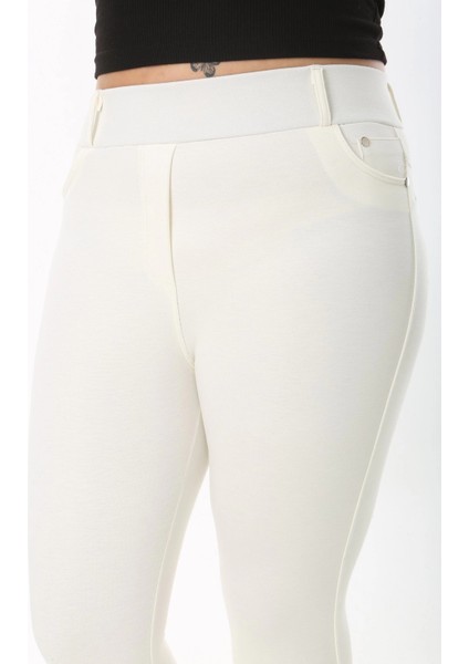 Kadın Cep Detaylı Büyük Beden Tayt Pantolon fırsatları