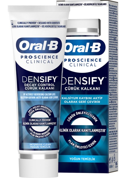 Densify Clinical Çürük Kontrol Diş Macunu 65ML 2 Adet