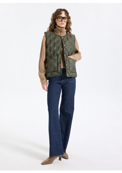 Haki Kadın Şişme Yelek J5WL-YLK7015 fiyatları