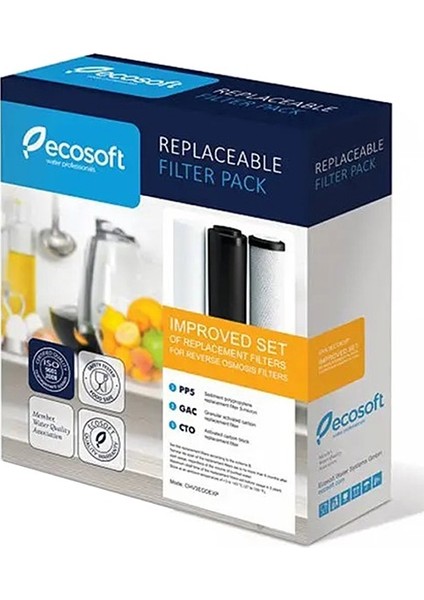 Ecosoft 3 'lü Filtre