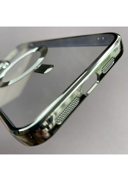 Iphone 13 Pro Uyumlu Magsafe Kenarlar Renkli Kılıf modelleri