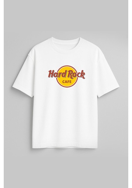 Beyaz Oversize Baskılı Tişört fiyatları