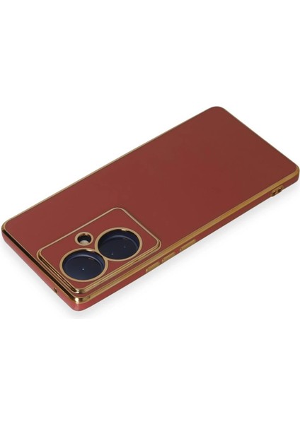 Vivo V29 Lite Kılıf Volet Silikon - Kırmızı - MRS5848-7562 modelleri