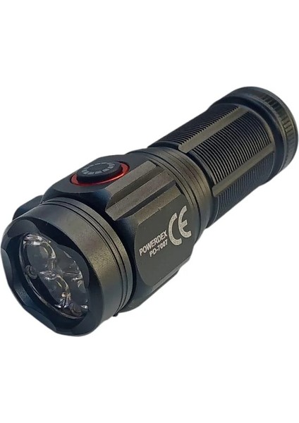 PD-7007 Mini El Feneri | 15W 1500 Lümen | Mıknatıslı Taban, Kemer Kesme, Type-C Şarjlı Metal Gövde modelleri