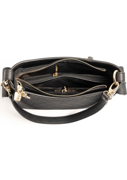 Siyah Beyaz - Siyah SP1183 Kadın Omuz Çantası