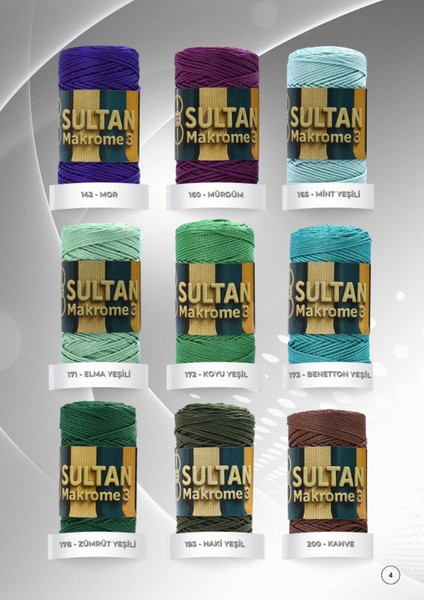 Sultan Makrome 3 – 100 gr | 42 Renk Seçeneği | Parlak ve Dayanıklı El Işi & Hobi Ipi Siyah fırsatları