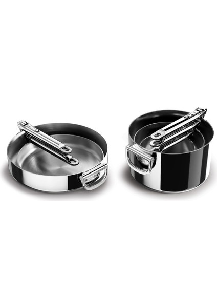 Space 3 Katmanlı Paslanmaz Çelik 12 Parça Tencere Tava Seti