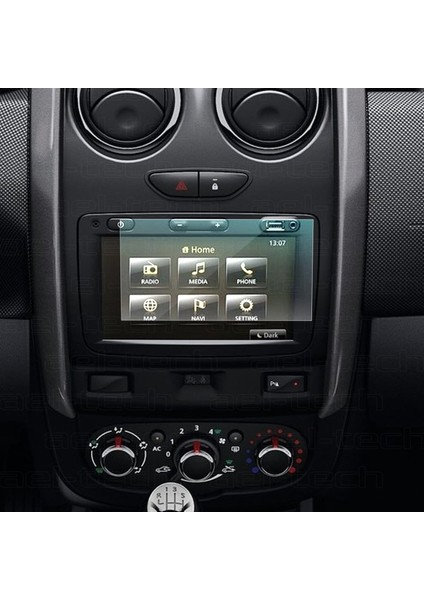Dacia Duster Uyumlu 7 Inç Navigasyon 9h Nano Ekran Koruyucu