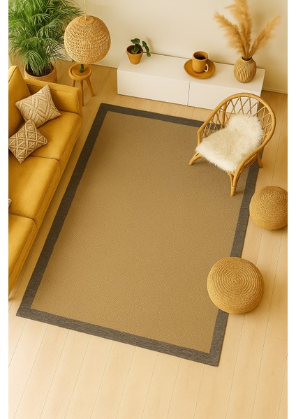 Bohem Sisal Serisi Bordürlü Kolay Temizlenebilir Leke Tutmaz Toz Yapmaz Sisal Halı modelleri