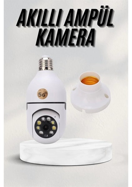 Akıllı Kamera Wifi Kamera Duylu Ampul Görünümlü 360 Derece Dönebilen Ev Kamerası fiyatları